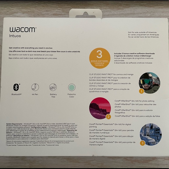 Wacom Intuos Small Drawing Tablet - Teal - Picture 3 of 5